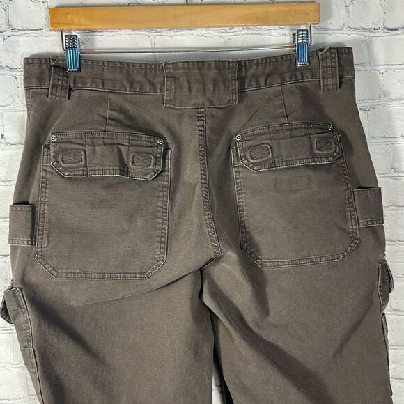 Duluth Mens Flex Fire Hose Brown Cargo Denim Jeans Relaxed Fit size W38 x L30 - Picture 6 of 11